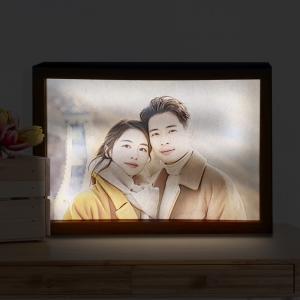 사진인쇄 컬러 변환 LED 포토 아트 무드등 액자
