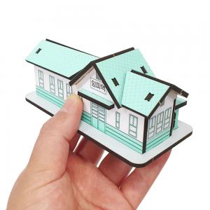 홍보판촉용 3D입체퍼즐 목재모형 DIY 키트 주문제작 소량주문 가능