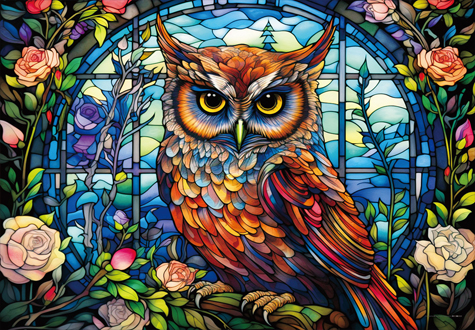 500피스 직소퍼즐 창가의 부엉이 학산문화사 HS208206