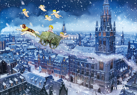 500피스 직소퍼즐 플란다스의 개 새벽하늘 토이앤퍼즐 TPD05-066