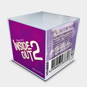 디즈니 인사이드아웃 2 열쇠고리 미니큐브 퍼즐라이프 PLDC203