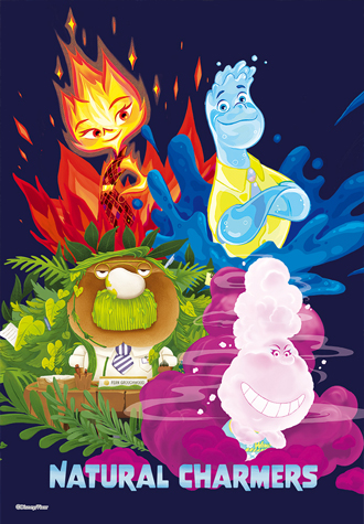 108피스 직소퍼즐 큐브 디즈니 엘리멘탈 퍼즐라이프 PL108-4D