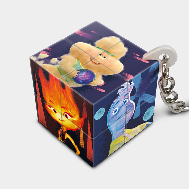 2x2 디즈니 엘리멘탈 큐브 열쇠고리 미니큐브 퍼즐라이프 PLDC205