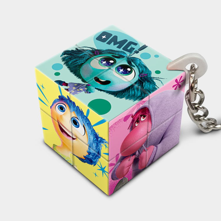 2x2 디즈니 인사이드아웃 2.0 큐브 열쇠고리 미니큐브 퍼즐라이프 PLDC206