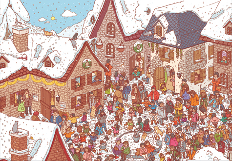 108피스 직소퍼즐 몰랑이를 찾아라 토이앤퍼즐 TPD108-141