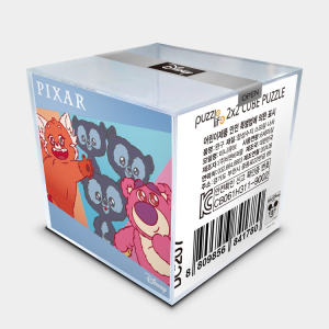 2x2 디즈니 픽사 플러피 투게더 큐브 열쇠고리 미니큐브 퍼즐라이프 PLDC207