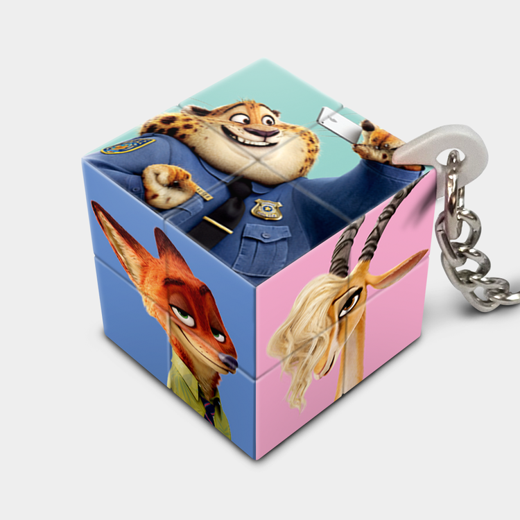 2x2 디즈니 주토피아 큐브 열쇠고리 미니큐브 퍼즐라이프 PLDC208