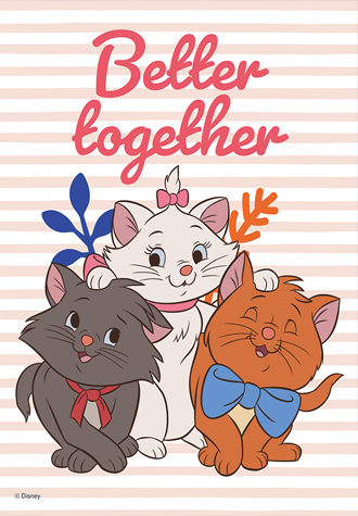 150피스 직소퍼즐 디즈니 아리스토캣 퍼즐라이프 PL150-43D