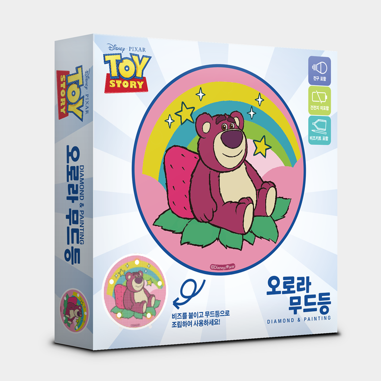 디즈니 보석십자수 무드등 토이스토리 랏소 베어 퍼즐라이프 PLDBS006