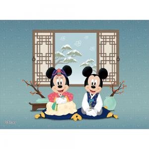 108피스 직소퍼즐 디즈니 미키 미니마우스 새배 퍼즐라이프 PL108-10D