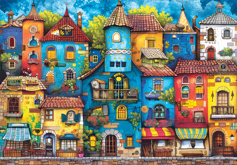 1000피스 직소퍼즐 형형색상 이쁜집 바비퍼즐 BB1000-5301