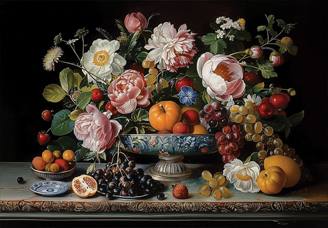 1000피스 직소퍼즐 화려한 꽃병 바비퍼즐 BB1000-5307