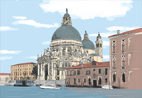 500피스 직소퍼즐 산타 마리아 마조레 대성당 바비퍼즐 BB500-5406