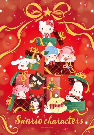 100피스 직소퍼즐 산리오 메리크리스마스 큰조각 토이앤퍼즐 TPD100-027