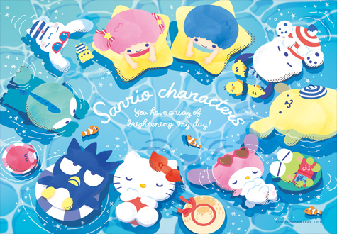 150피스 직소퍼즐 산리오캐릭터 수영장 토이앤퍼즐 TPD150-066