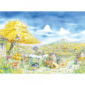 2000피스 직소퍼즐 신야 우찌다 가을 수확 미니조각 퍼즐코리아 PK2000-M7206