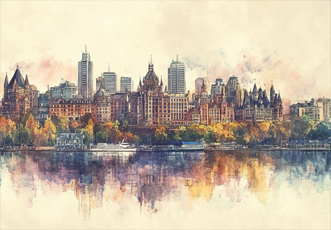 1000피스 직소퍼즐 빅토리아 캐나다 바비퍼즐 BB1000-5309