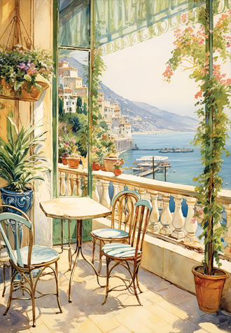 500피스 직소퍼즐 해변 카페 바비퍼즐 BB500-5411