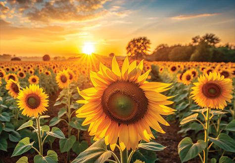 1000피스 직소퍼즐 햇살가득 해바라기 들판 퍼즐피플 PZP1000-004