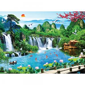 1000피스 직소퍼즐 평화로운 폭포 퍼즐피플 PZP1000-006