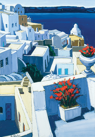 500피스 직소퍼즐 산토리니의 제라늄 바비퍼즐 BB500-5414