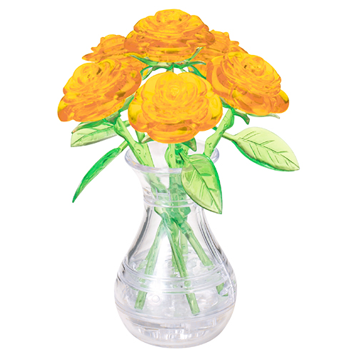 3D입체퍼즐 장미 화병 노랑 제루엘 CP905523
