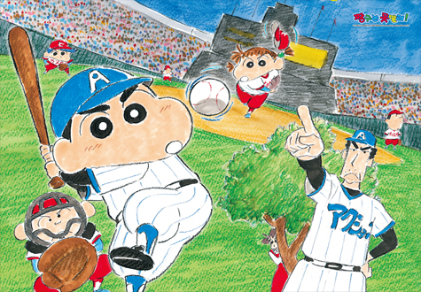 500피스 직소퍼즐 짱구는 못말려 홈런왕 학산문화사 HS150545