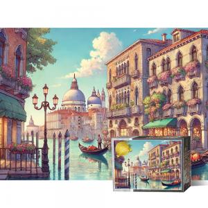 1000피스 직소퍼즐 베니스에서의 하루 미니조각 퍼즐코리아 PK1000-M3613