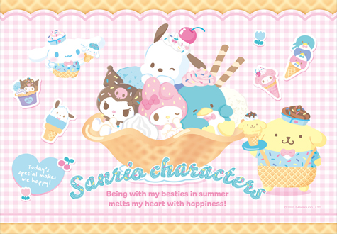 300피스 직소퍼즐 큰조각 산리오 달콤한 아이스크림 토이앤퍼즐 TPD300-010