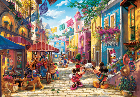 1000피스 직소퍼즐 디즈니 멕시코 미키와 미니 킨케이드 퍼즐라이프 PL7008D