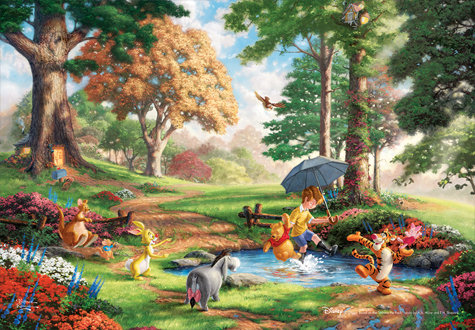 1000피스 직소퍼즐 디즈니 곰돌이 푸 2 킨케이드 퍼즐라이프 PL7017D