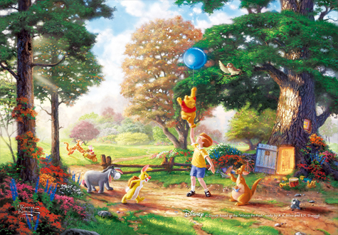 500피스 직소퍼즐 디즈니 곰돌이 푸 킨케이드 퍼즐라이프 PL8002D