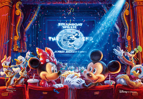 500피스 직소퍼즐 디즈니 미키마우스 90주년 킨케이드 퍼즐라이프 PL8003D