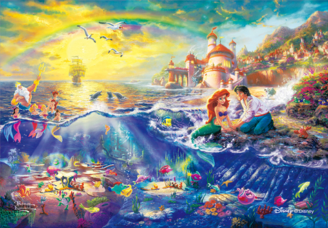 500피스 직소퍼즐 디즈니 인어공주 킨케이드 퍼즐라이프 PL8004D