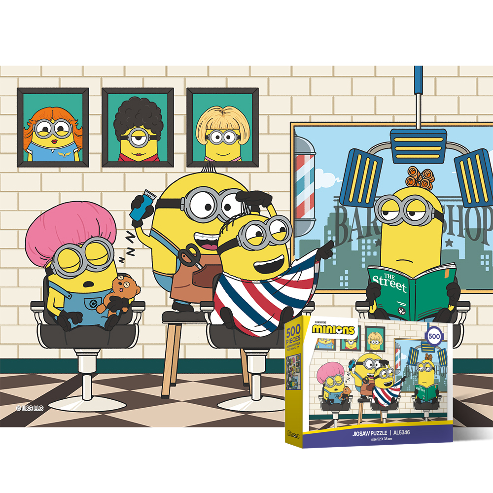 500피스 직소퍼즐 미니언즈 미용실 알록 AL5346