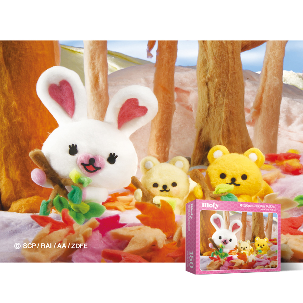 150피스 직소퍼즐 모피와 친구들 단풍 알록 AL150-78