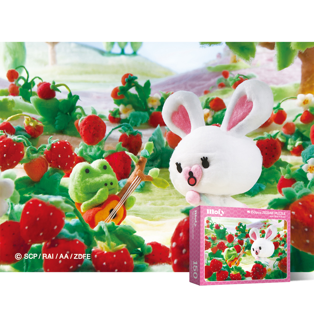 150피스 직소퍼즐 모피와 친구들 딸기 알록 AL150-79