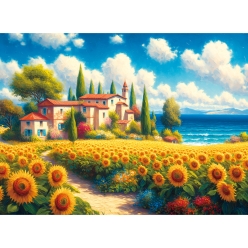 1000피스 직소퍼즐 여름날의 해바라기 토이앤퍼즐 LP10-1004