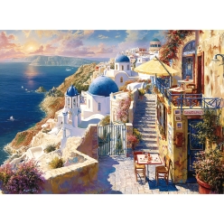 1000피스 직소퍼즐 햇살 스며든 산토리니 토이앤퍼즐 LP10-1006