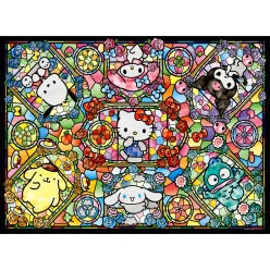 1000피스 직소퍼즐 산리오캐릭터즈 글라스 아트 토이앤퍼즐 LP10-1010