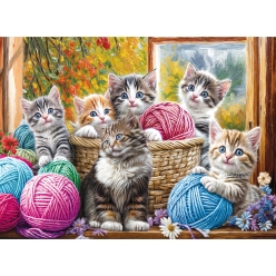 1000피스 직소퍼즐 사랑스런 아기 고양이 토이앤퍼즐 LP10-1011