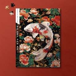 1000피스 직소퍼즐 황금 연못의 잉어와 목란 퍼즐갤러리 PG1054