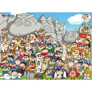 2000피스 직소퍼즐 짱구는 못말려 짱구랜드 미니조각 학산문화사 HS155861