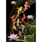 2000피스 직소퍼즐 아홉마리의 비단잉어 미니조각 퍼즐코리아 PK2000-M3234