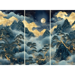 2000피스 직소퍼즐 달빛 아래의 소나무 미니조각 퍼즐코리아 PK2000-M3236