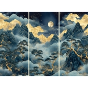 2000피스 직소퍼즐 달빛 아래의 소나무 미니조각 퍼즐코리아 PK2000-M3236