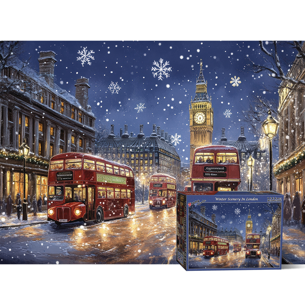 1000피스 직소퍼즐 런던의 겨울 바비퍼즐 BB1000-5326