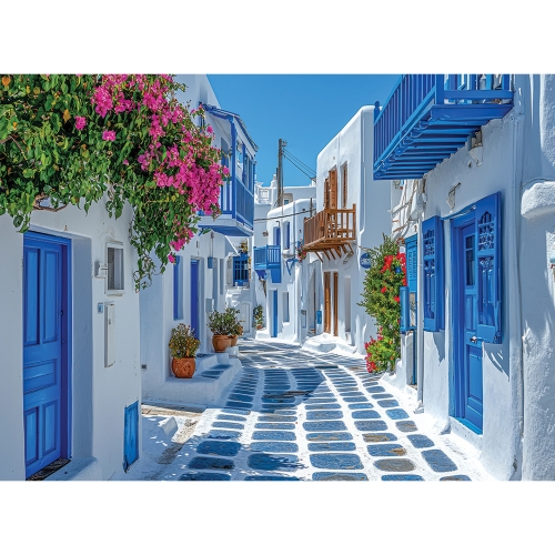 1000피스 직소퍼즐 산토리니의 골목길 미니조각 퍼즐코리아 PK1000-M3615