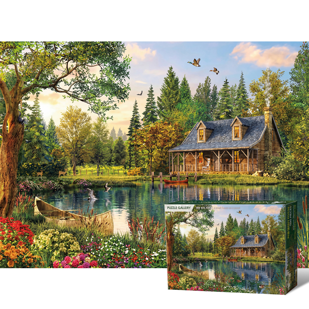 500피스 직소퍼즐 연못 위의 작은 집 퍼즐갤러리 PG534