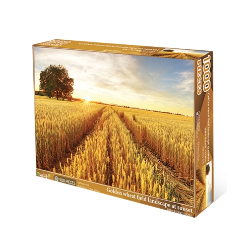 1000피스 직소퍼즐 일몰속 황금 밀밭 퍼즐피플 PZP1000-008